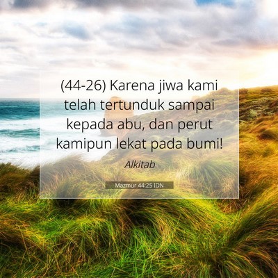 Mazmur 44:25 Ayat Alkitab Dijelaskan