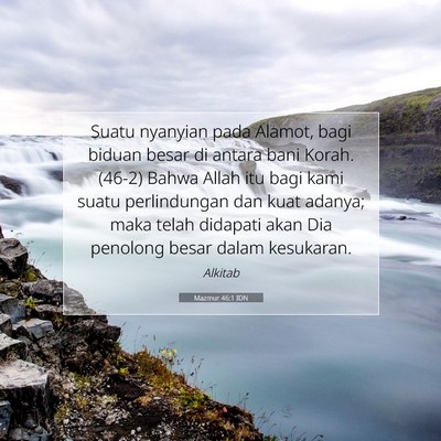 Mazmur 46:1 IDN Gambar Ayat Alkitab