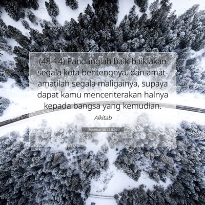 Mazmur 48:13 IDN Gambar Ayat Alkitab