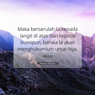 Mazmur 50:4 IDN Gambar Ayat Alkitab