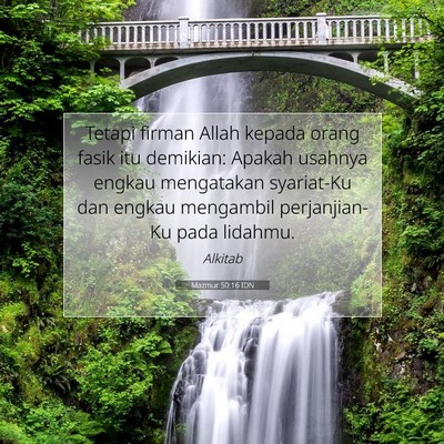 Mazmur 50:16 IDN Gambar Ayat Alkitab
