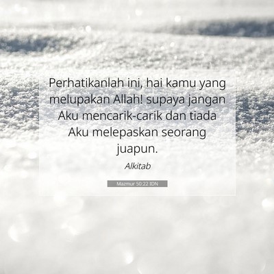 Mazmur 50:22 Ayat Alkitab Dijelaskan
