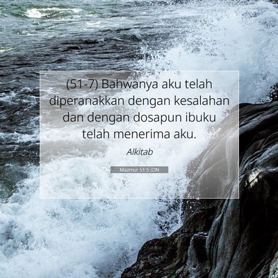 Mazmur 51:5 Ayat Alkitab Dijelaskan