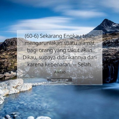 Mazmur 60:4 Ayat Alkitab Dijelaskan