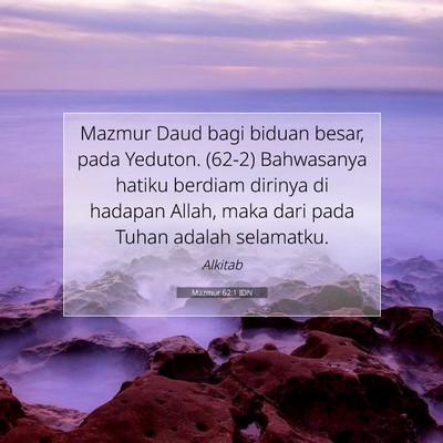 Mazmur 62:1 IDN Gambar Ayat Alkitab