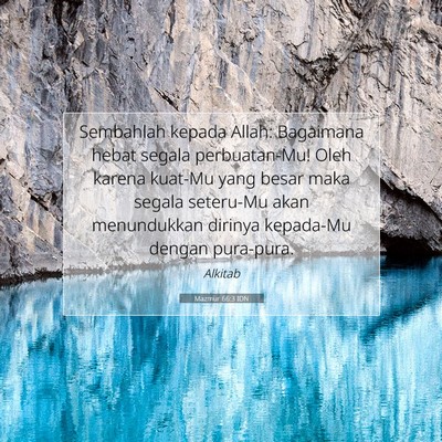 Mazmur 66:3 IDN Gambar Ayat Alkitab
