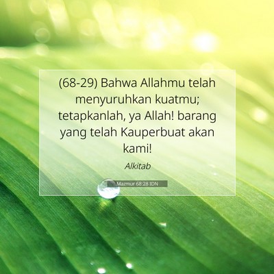 Mazmur 68:28 Ayat Alkitab Dijelaskan