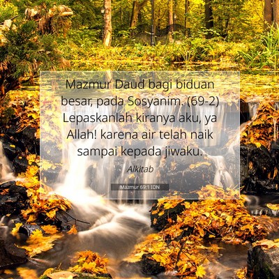 Mazmur 69:1 IDN Gambar Ayat Alkitab