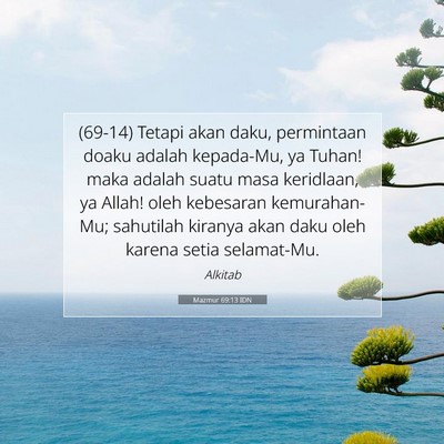 Mazmur 69:13 IDN Gambar Ayat Alkitab