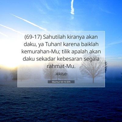 Mazmur 69:16 IDN Gambar Ayat Alkitab