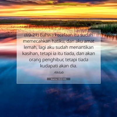 Mazmur 69:20 IDN Gambar Ayat Alkitab