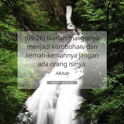 Mazmur 69:25 IDN Gambar Ayat Alkitab