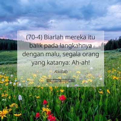 Mazmur 70:3 Ayat Alkitab Dijelaskan