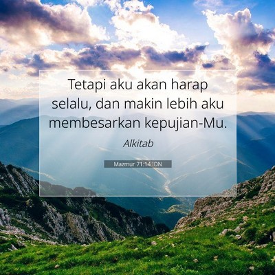 Mazmur 71:14 Ayat Alkitab Dijelaskan