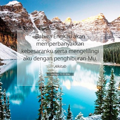 Mazmur 71:21 Ayat Alkitab Dijelaskan
