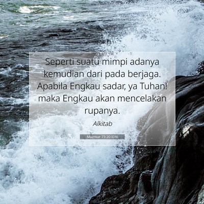 Mazmur 73:20 Ayat Alkitab Dijelaskan