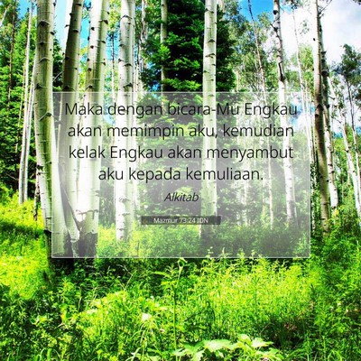 Mazmur 73:24 IDN Gambar Ayat Alkitab