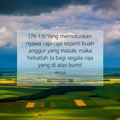 Mazmur 76:12 IDN Gambar Ayat Alkitab