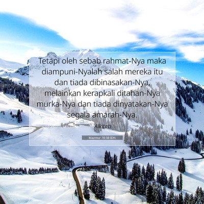Mazmur 78:38 IDN Gambar Ayat Alkitab