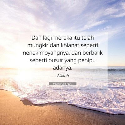 Mazmur 78:57 IDN Gambar Ayat Alkitab