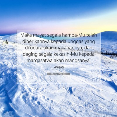 Mazmur 79:2 IDN Gambar Ayat Alkitab