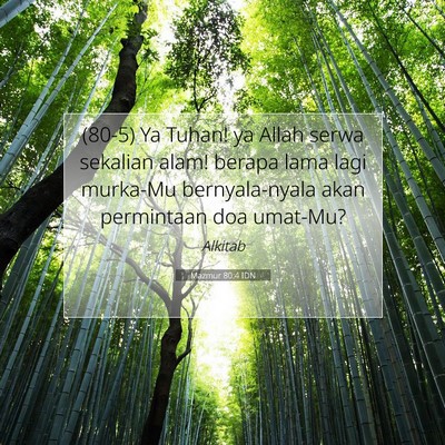 Mazmur 80:4 Ayat Alkitab Dijelaskan