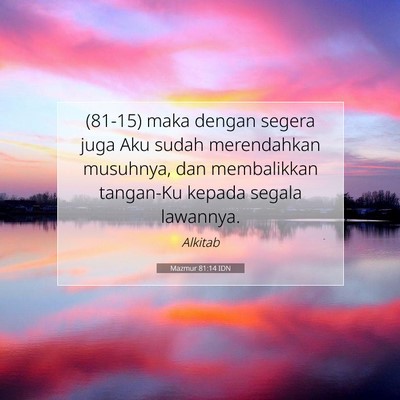 Mazmur 81:14 IDN Gambar Ayat Alkitab