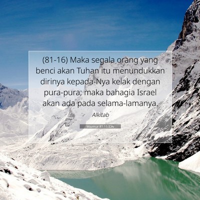 Mazmur 81:15 IDN Gambar Ayat Alkitab