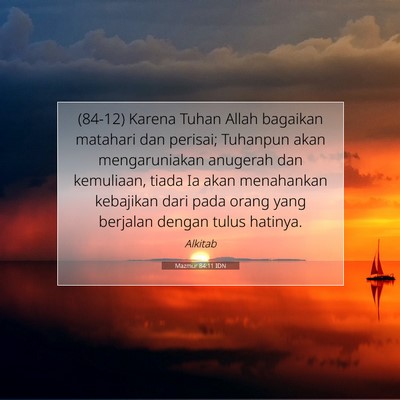 Mazmur 84:11 IDN Gambar Ayat Alkitab