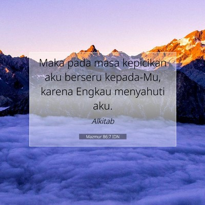 Mazmur 86:7 IDN Gambar Ayat Alkitab