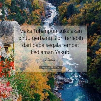 Mazmur 87:2 IDN Gambar Ayat Alkitab