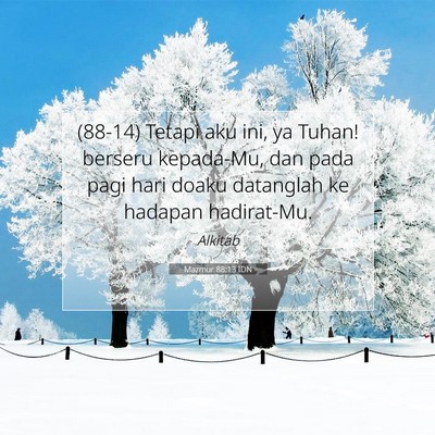 Mazmur 88:13 Ayat Alkitab Dijelaskan
