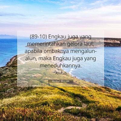 Mazmur 89:9 IDN Gambar Ayat Alkitab