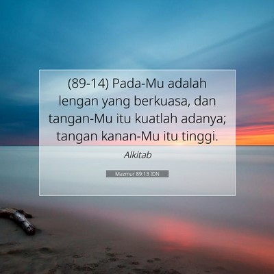 Mazmur 89:13 IDN Gambar Ayat Alkitab