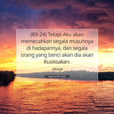 Mazmur 89:23 Ayat Alkitab Dijelaskan