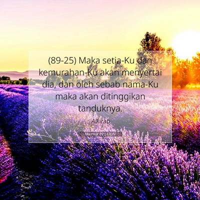Mazmur 89:24 IDN Gambar Ayat Alkitab