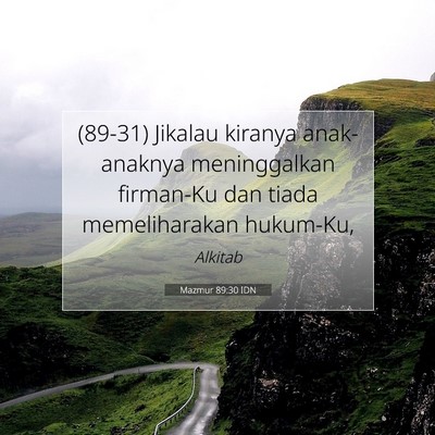 Mazmur 89:30 Ayat Alkitab Dijelaskan