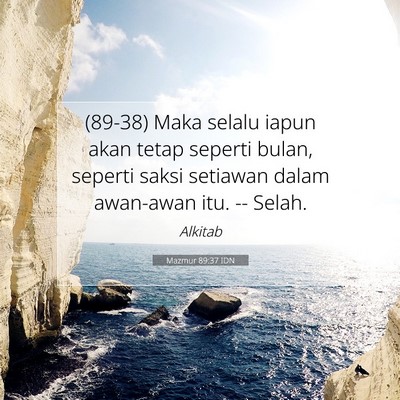 Mazmur 89:37 Ayat Alkitab Dijelaskan