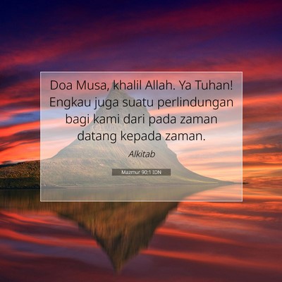 Mazmur 90:1 IDN Gambar Ayat Alkitab