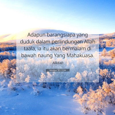 Mazmur 91:1 IDN Gambar Ayat Alkitab