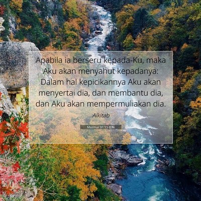 Mazmur 91:15 IDN Gambar Ayat Alkitab