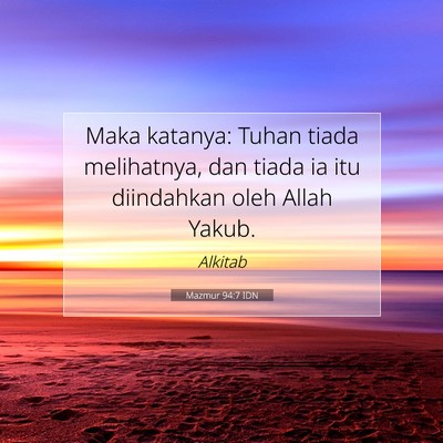Mazmur 94:7 IDN Gambar Ayat Alkitab