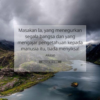 Mazmur 94:10 IDN Gambar Ayat Alkitab