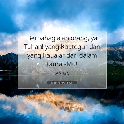 Mazmur 94:12 Ayat Alkitab Dijelaskan