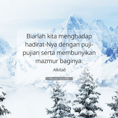 Mazmur 95:2 Ayat Alkitab Dijelaskan