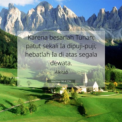 Mazmur 96:4 IDN Gambar Ayat Alkitab