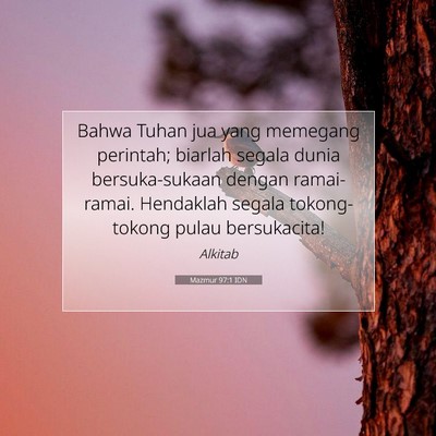 Mazmur 97:1 IDN Gambar Ayat Alkitab
