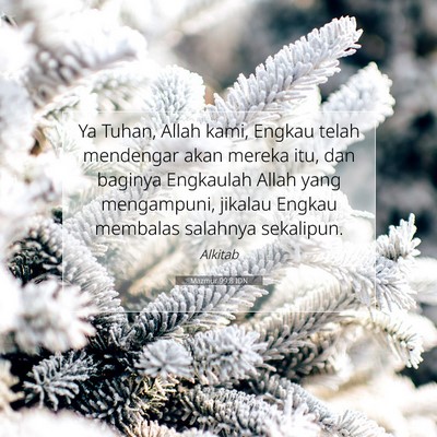 Mazmur 99:8 Ayat Alkitab Dijelaskan