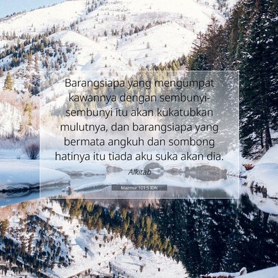 Mazmur 101:5 Ayat Alkitab Dijelaskan