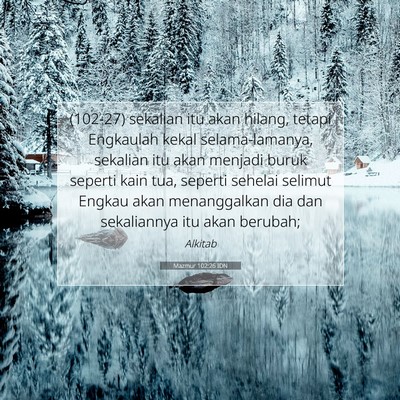 Mazmur 102:26 IDN Gambar Ayat Alkitab